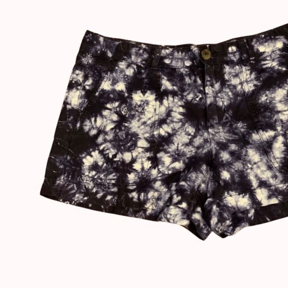 GAP Linen Blend Tie Dye Shorts Sz 2 - Picture 5 of 12